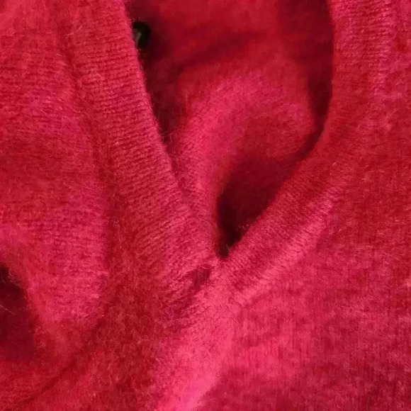 Talbots Cashmere Red Sweater - Perfect for Layering - Picture 4 of 5